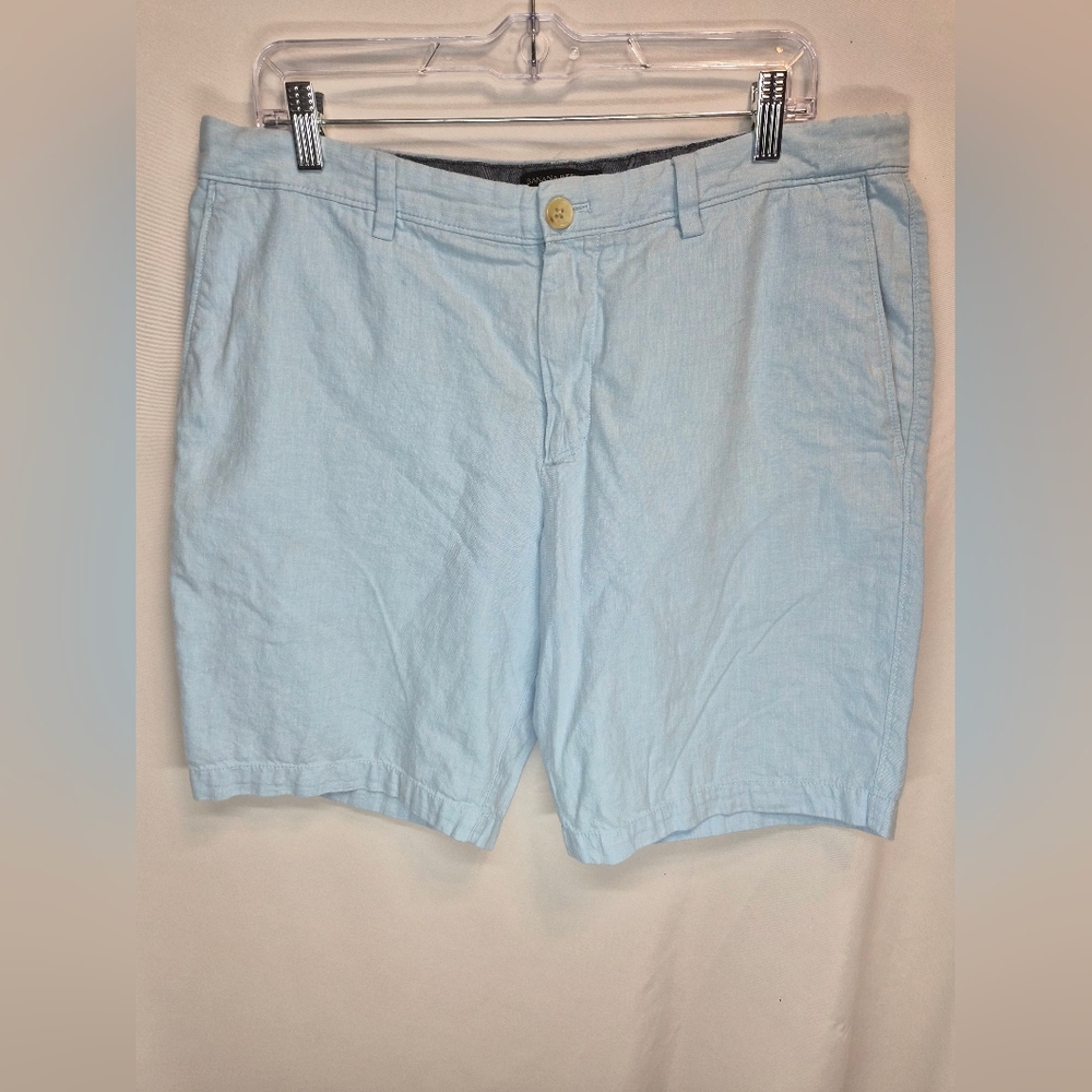 Banana Republic Sky Blue Men's Flat Front Shorts